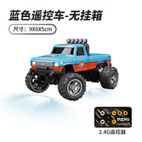 HKM-546643 1:64 Scale RC Mini Die Cast Truck with Light and Sound - App Controlled Off-Road Remote Vehicle for Ages 5 and Up