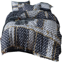 HKM-546643 Aloe Cotton Four-Piece Bed Sheet and Duvet Cover Set for 1.8m Beds