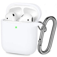 HKM-546707 Silicone Anti-Fall Case for AirPods 2nd Generation - Simple Solid Color Design