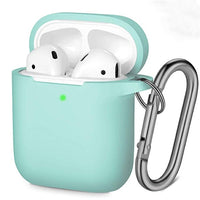 HKM-546707 Silicone Anti-Fall Case for AirPods 2nd Generation - Simple Solid Color Design