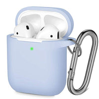 HKM-546707 Silicone Anti-Fall Case for AirPods 2nd Generation - Simple Solid Color Design