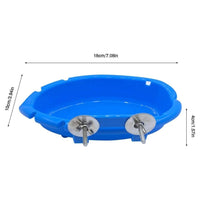 HKM-546899 Multifunctional Bird Bath Feeder with Rattan Balls and Extra Accessories