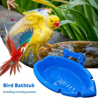 HKM-546899 Multifunctional Bird Bath Feeder with Rattan Balls and Extra Accessories