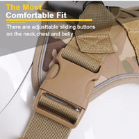 HKM-547155 Reflective Breathable Chest Harness for Medium and Large Dogs - Anti-Breakaway & Anti-Rush Design