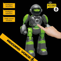 HKM-547219 Versatile Voice-Controlled Smart Robot with Gesture Control, Dancing Features, and Radio Control Functionality for Kids