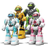 HKM-547219 Versatile Voice-Controlled Smart Robot with Gesture Control, Dancing Features, and Radio Control Functionality for Kids