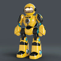 HKM-547219 Versatile Voice-Controlled Smart Robot with Gesture Control, Dancing Features, and Radio Control Functionality for Kids