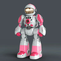 HKM-547219 Versatile Voice-Controlled Smart Robot with Gesture Control, Dancing Features, and Radio Control Functionality for Kids