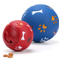 HKM-547411 Pet Toy Bite Dog Leaking Puzzle Ball Size Multicolor Optional Milky Rubber Ball