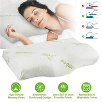 HKM-547475 Bamboo Contour Memory Foam Sleep Pillow for Ultimate Comfort