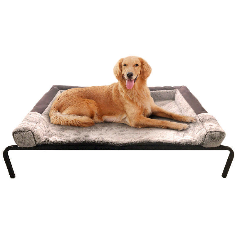 HKM-547603 Removable and Washable Pet Bed with Steel Frame and Oxford Cloth, Ideal for Pets up to 15kg