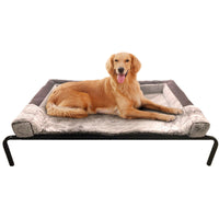 HKM-547603 Removable and Washable Pet Bed with Steel Frame and Oxford Cloth, Ideal for Pets up to 15kg