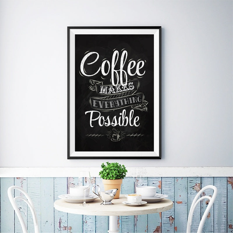 HKM-547731 American Iron Wall Mount Coffee Art Décor