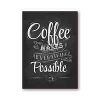 HKM-547731 American Iron Wall Mount Coffee Art Décor