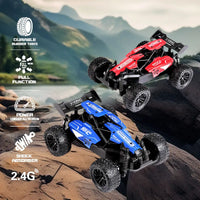 HKM-547795 1/18 Scale All-Terrain Remote Control Car - Rechargeable Stunt Truck with LED, Suitable for Ages 5 and Up