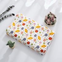 HKM-547795 Natural Latex Neck Pillow for Students and Kids - Soft Cotton Cover, 6cm Height, Fun Designs