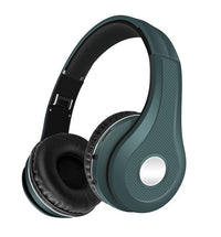 HKM-547859 Bluetooth Headset with Metallic Finish - Stereo Sound, Voice Control, Call Function, FM/SD Card Support, 10m Range, Dual Ear, V5.0, 5-6 Hours Battery Life, Available in Black, Red, Blue, Gold