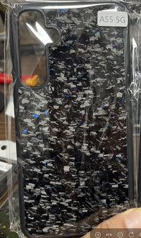 HKM-548051 Carbon Fiber Phone Case for Z FLOD 5, A14, A15, A54, A5 - Available in Various Colors