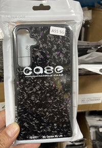 HKM-548051 Carbon Fiber Phone Case for Z FLOD 5, A14, A15, A54, A5 - Available in Various Colors