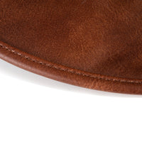 HKM-548243 Vintage Steampunk Top Hat in Brown PU Leather for Adults