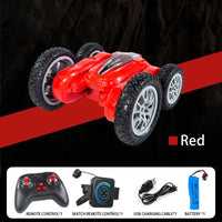 HKM-548371 Remote Control Spinning Butterfly Stunt Car - 2.4GHz Tumbling RC Truck for Kids Ages 5 and Up
