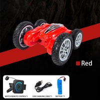 HKM-548371 Remote Control Spinning Butterfly Stunt Car - 2.4GHz Tumbling RC Truck for Kids Ages 5 and Up