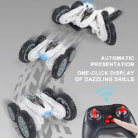 HKM-548371 Remote Control Spinning Butterfly Stunt Car - 2.4GHz Tumbling RC Truck for Kids Ages 5 and Up