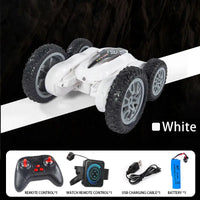 HKM-548371 Remote Control Spinning Butterfly Stunt Car - 2.4GHz Tumbling RC Truck for Kids Ages 5 and Up