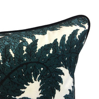 HKM-548499 Dark Green 100% Polyester Flannel Cushion Cover 45x45cm for Sofa and Chair