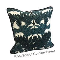 HKM-548499 Dark Green 100% Polyester Flannel Cushion Cover 45x45cm for Sofa and Chair