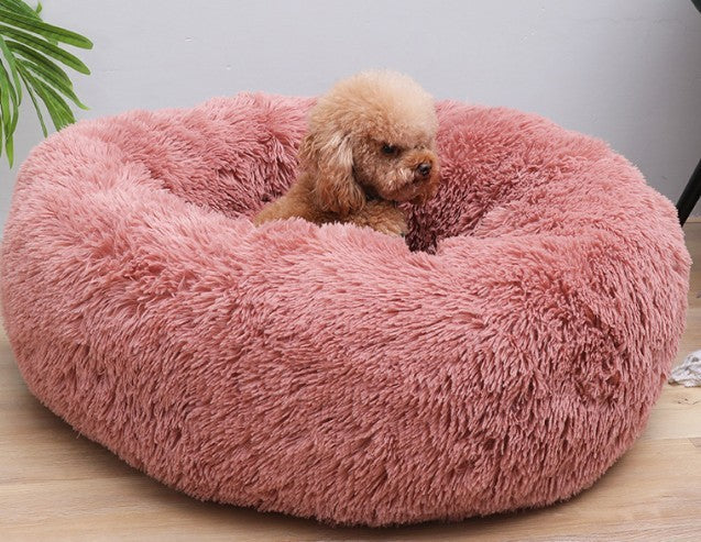 HKM-548499 Plush Round Pet Litter For Cats And Dogs