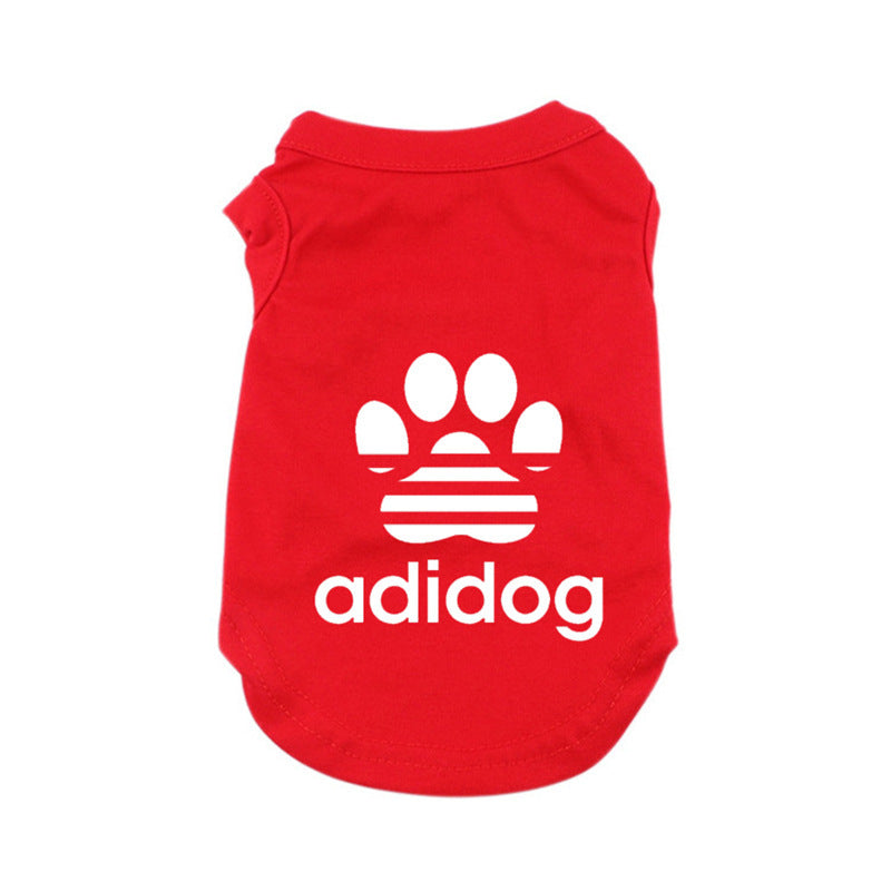 HKM-548563 Casual Cotton Vest for Small and Medium Dogs - Breathable, Slim Fit, Available in Multiple Colors