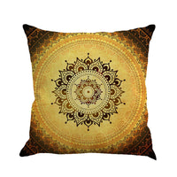 HKM-548627 Beach Bohemian Geometric Linen Cushion Cover - 45x45cm
