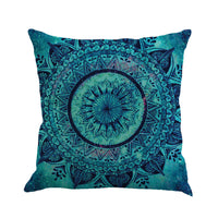 HKM-548627 Beach Bohemian Geometric Linen Cushion Cover - 45x45cm