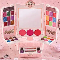 HKM-548947 Kids Washable Light Music Makeup Box with Accessories - Perfect Birthday Gift for Ages 3-8