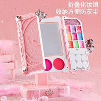 HKM-548947 Kids Washable Light Music Makeup Box with Accessories - Perfect Birthday Gift for Ages 3-8