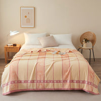 HKM-548947 Lightweight Pure Cotton Summer Duvet - Available in Various Colors and Sizes 150x200cm to 200x230cm