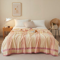 HKM-548947 Lightweight Pure Cotton Summer Duvet - Available in Various Colors and Sizes 150x200cm to 200x230cm