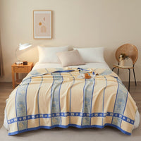 HKM-548947 Lightweight Pure Cotton Summer Duvet - Available in Various Colors and Sizes 150x200cm to 200x230cm