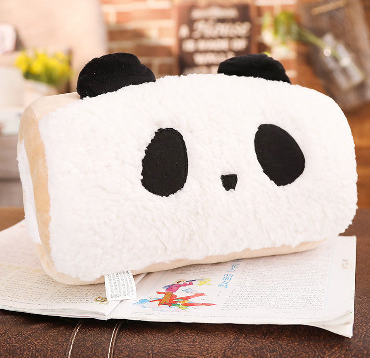 HKM-549075 Animal-Themed Hand Warmer Pillow with Free Eye Mask for Kids and Teens