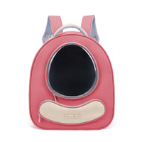 HKM-549139 Large Capacity Breathable Pet Backpack - Space Capsule Design in Blue, Red, Khaki, and Green