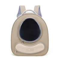 HKM-549139 Large Capacity Breathable Pet Backpack - Space Capsule Design in Blue, Red, Khaki, and Green