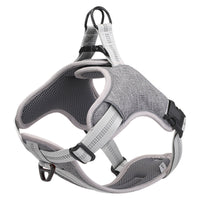 HKM-549139 Reflective Adjustable Polyester Chest Strap for Pets - Sizes S to XXL