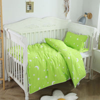 HKM-549267 Three-Piece Kindergarten Bedding Set in Pure Cotton with Reactive Print