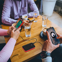 HKM-549331 Portable 10000mAh Power Bank with Dual USB Output, LCD Display, and Emergency Flashlight