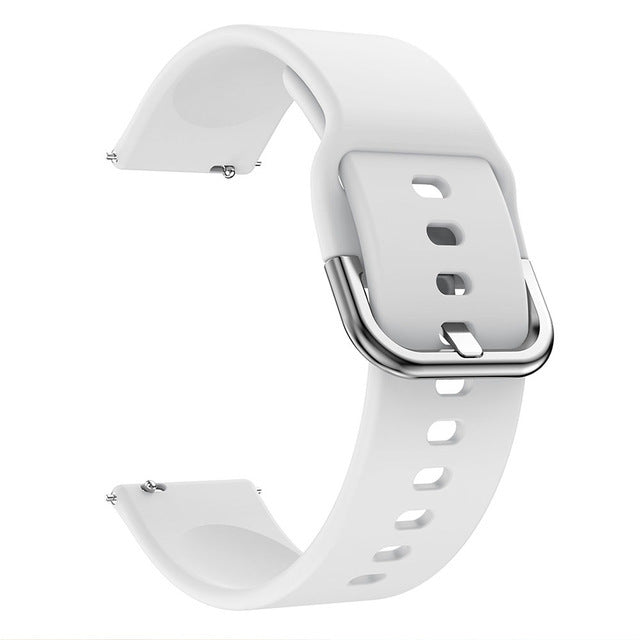 HKM-549459 Silicone Strap for Galaxy Watch3 - Multiple Colors Available, 20mm & 22mm Compatible