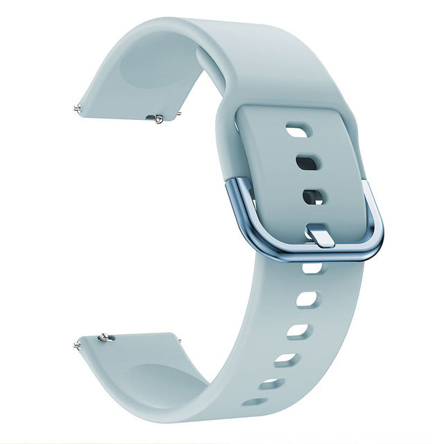 HKM-549459 Silicone Strap for Galaxy Watch3 - Multiple Colors Available, 20mm & 22mm Compatible