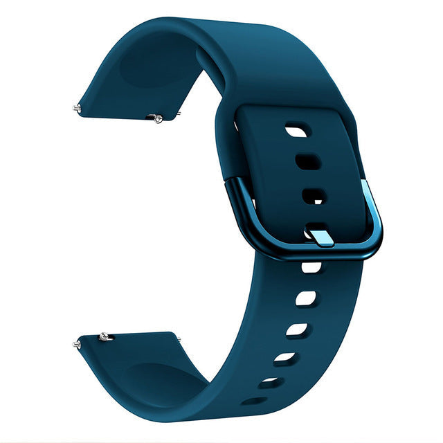 HKM-549459 Silicone Strap for Galaxy Watch3 - Multiple Colors Available, 20mm & 22mm Compatible