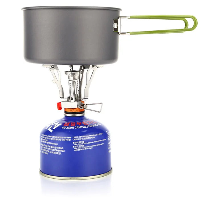 KTX-549459 Ultralight Foldable Outdoor Camping Stove - Compact Aluminium Design for Hiking