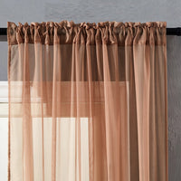 HKM-549651 Cotton and Linen Black Vertical Curtain for Modern Spaces, 150x250 cm
